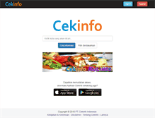 Tablet Screenshot of cekinfo.com
